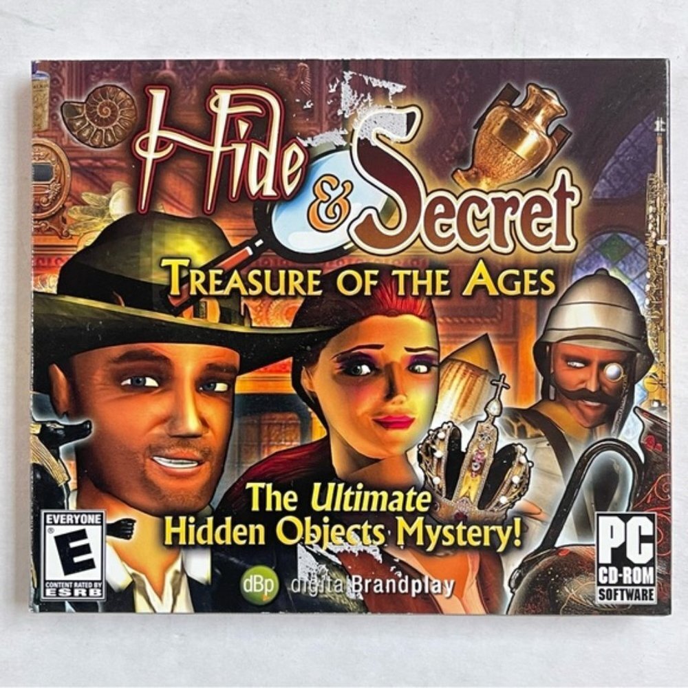 Hide & Secret Treasure For All Ages PC Games CD ROM E ESRB Viva Media Hidden